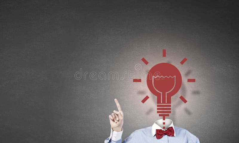 Eureka eu tenho a grande ideia fotos de stock