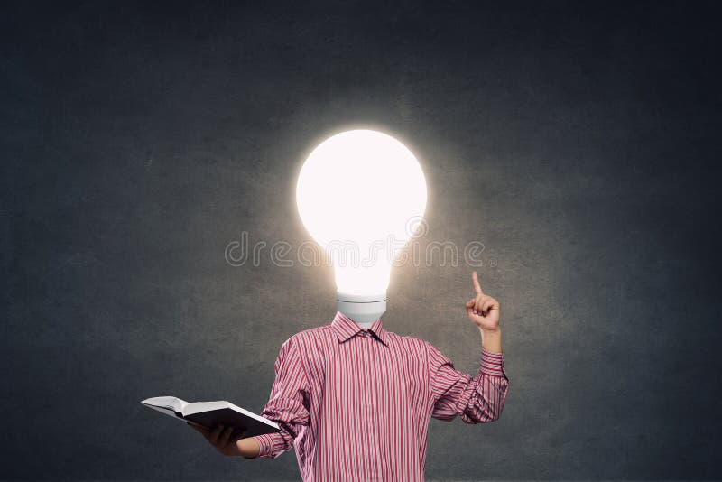 Eureka eu tenho a grande ideia fotografia de stock royalty free