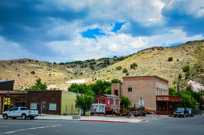 The town of Eureka, Nevada, once a prosperous mining town, now boasts a population of 610 on the loneliest highway in Nevada. The town of Eureka, Nevada, once a prosperous mining town, now boasts a population of 610 on the loneliest highway in Nevada.