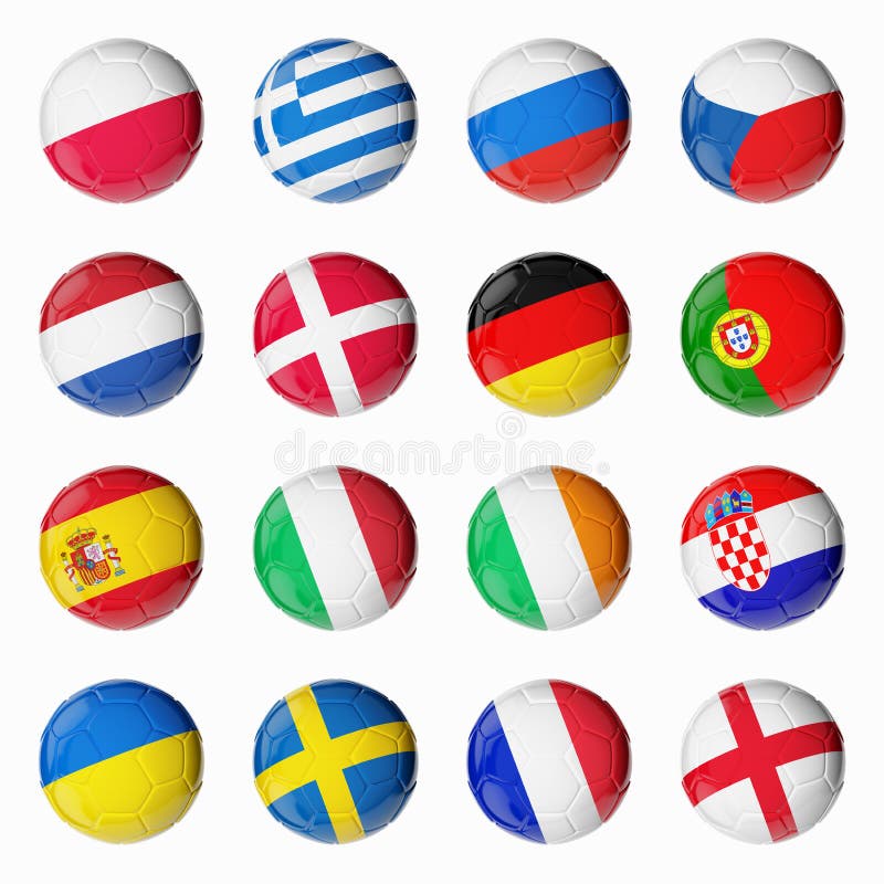 Euro 2012 di calcio illustrazione di stock Euro 2012 di calcio illustrazione di stock
