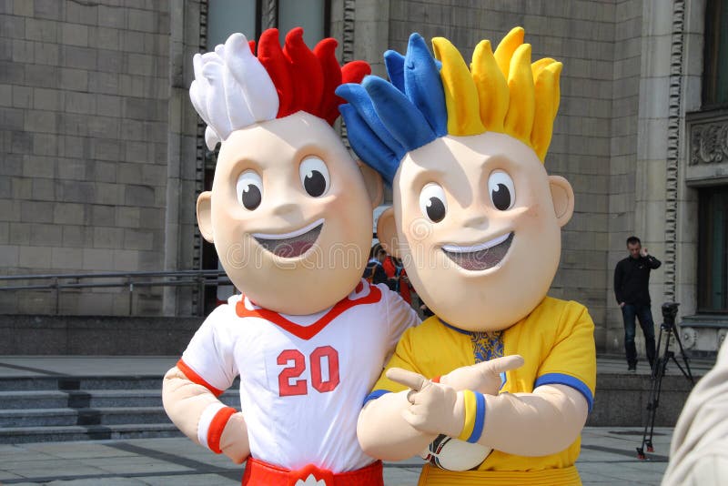 EURO 2012 mascots