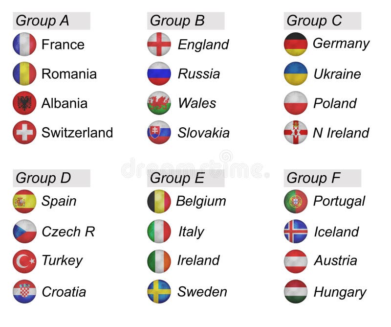 Euro 2016 illustration libre de droits Euro 2016 illustration libre de droits