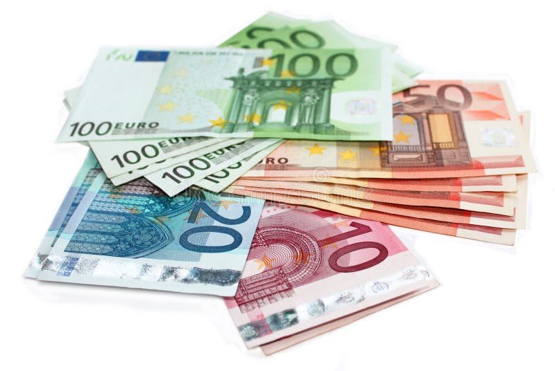 Euro banconote dei soldi