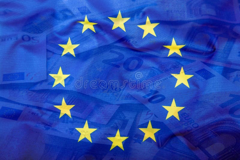 Euro flaga banka euro pięć ostrości sto pieniądze nutowa arkana banknot waluty euro konceptualny 55 10 Kolorowego falowania europ zdjęcia stock Euro flaga banka euro pięć ostrości sto pieniądze nutowa arkana banknot waluty euro konceptualny 55 10 Kolorowego falowania europ zdjęcia stock