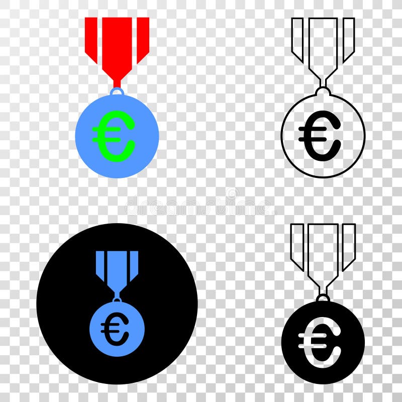 Medal Contour Of Honor For The Best Military Stock