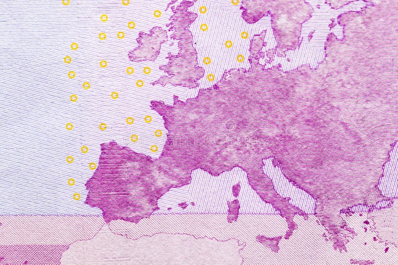 Euro money close-up