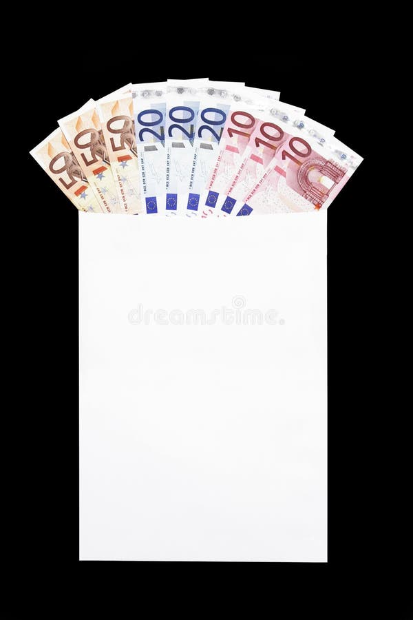 Euro Money Gift In Envelope