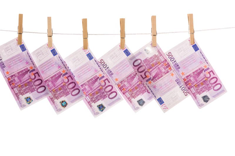 Euro money laundering royalty free stock images Euro money laundering royalty free stock images
