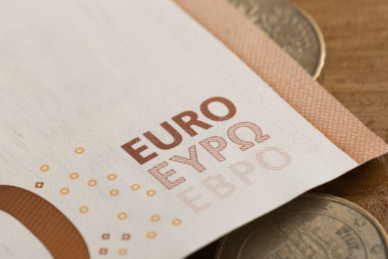 50 euro notes and coins- Image stock photos 50 euro notes and coins- Image stock photos