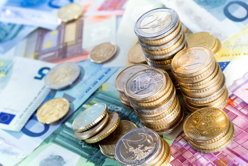 Euro pile e fatture dei soldi