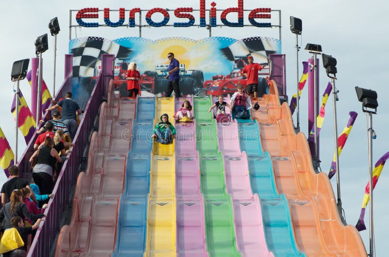 Euro Slide Ride editorial image. Image of popular, fair 20777010