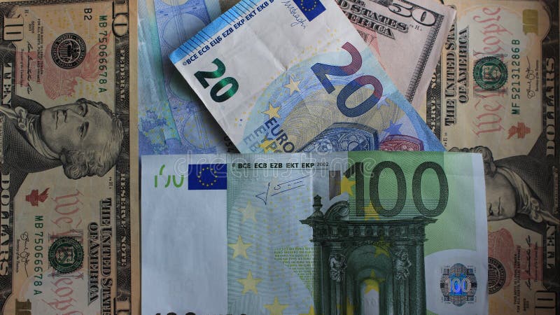 Euro und Dollar lizenzfreies stockbild Euro und Dollar lizenzfreies stockbild