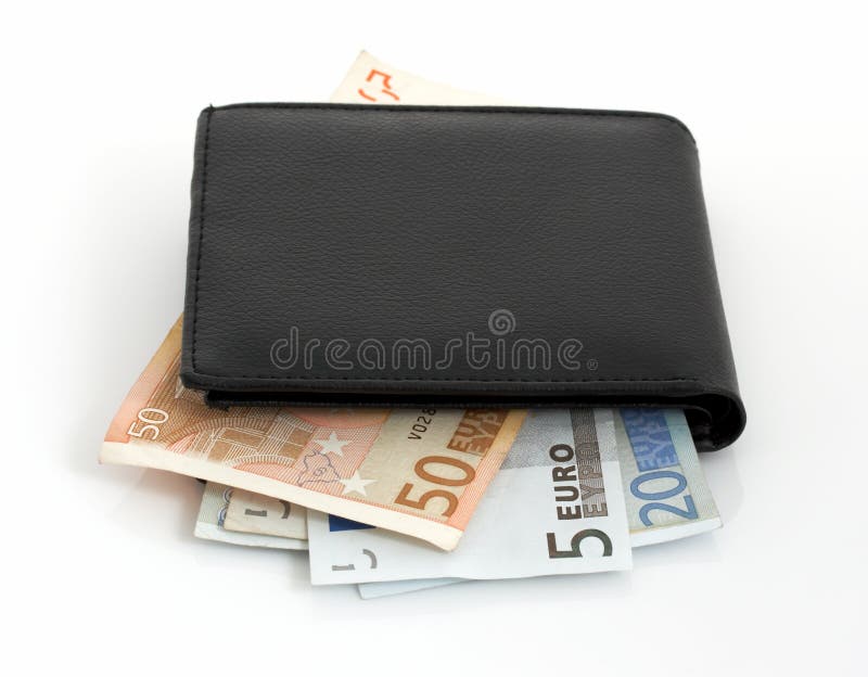 Euro and wallet