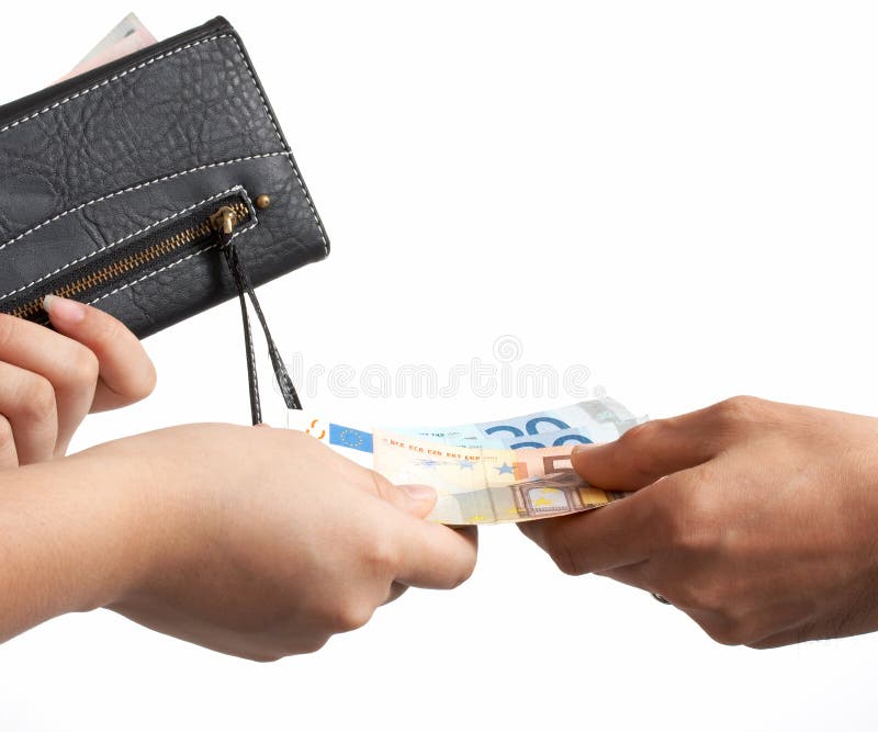 Euro and wallet