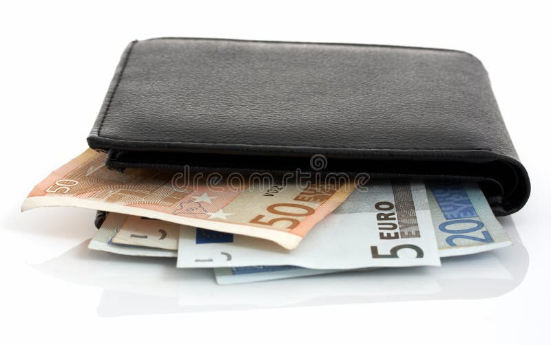 Euro and wallet