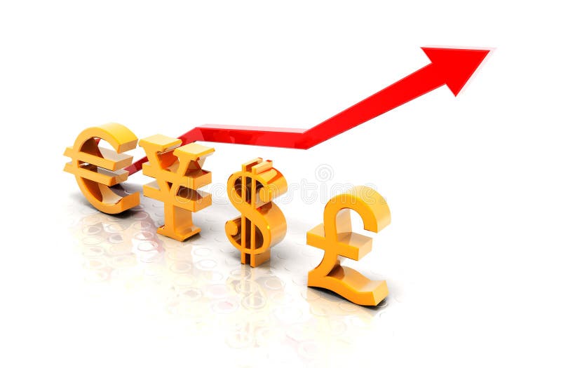 Euro yen dollar and pound royalty free stock images Euro yen dollar and pound royalty free stock images