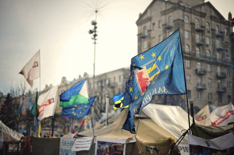 Euromaidan Rewolucja wolność zdjęcia royalty free