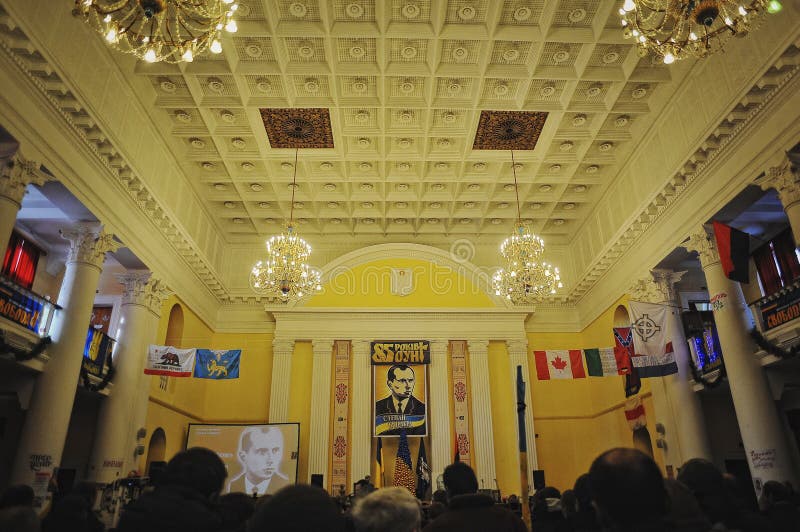 Euromaidan Rewolucja wolność zdjęcie stock