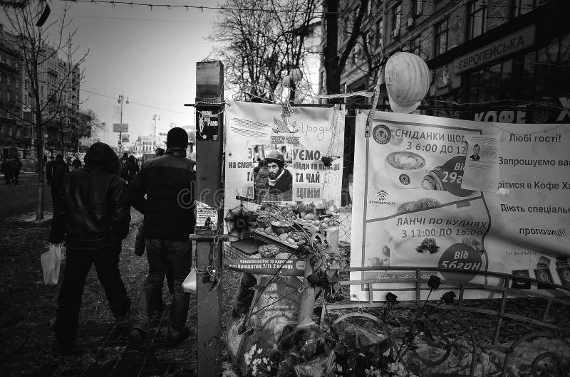 Euromaidan Rewolucja wolność obraz royalty free