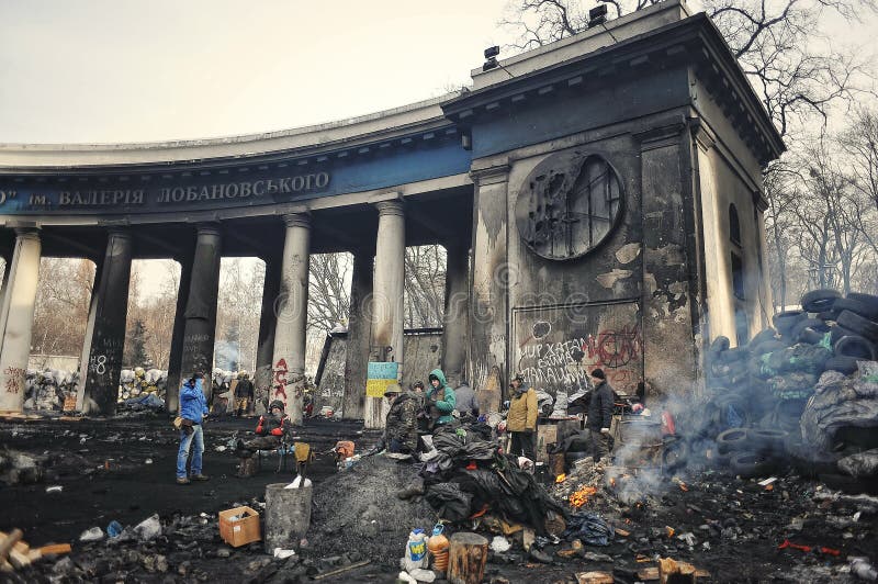Euromaidan Rewolucja wolność zdjęcie royalty free