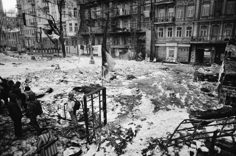 Euromaidan Rewolucja wolność fotografia royalty free