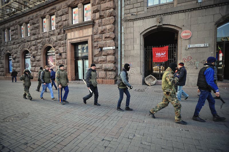 Euromaidan Rewolucja wolność zdjęcia stock
