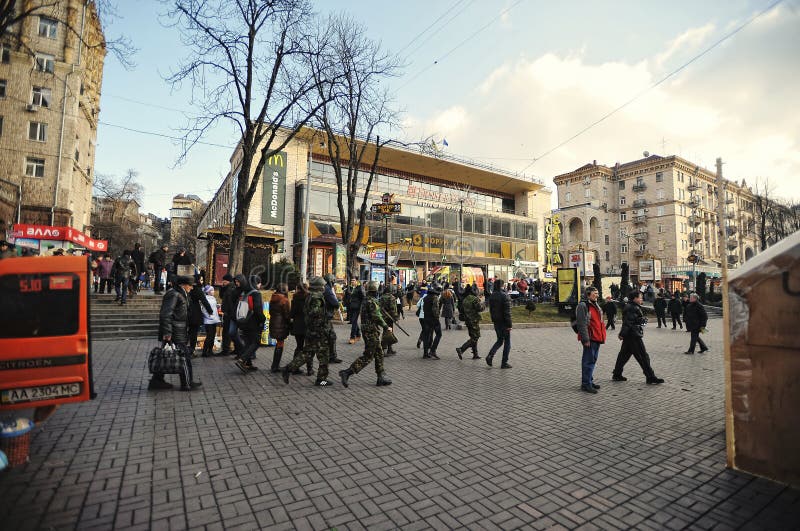 Euromaidan Rewolucja wolność zdjęcia royalty free
