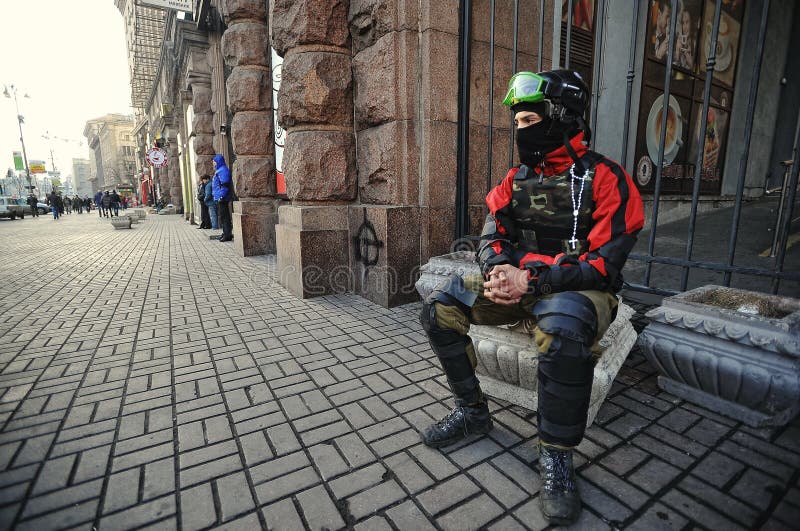 Euromaidan Rewolucja wolność zdjęcie stock