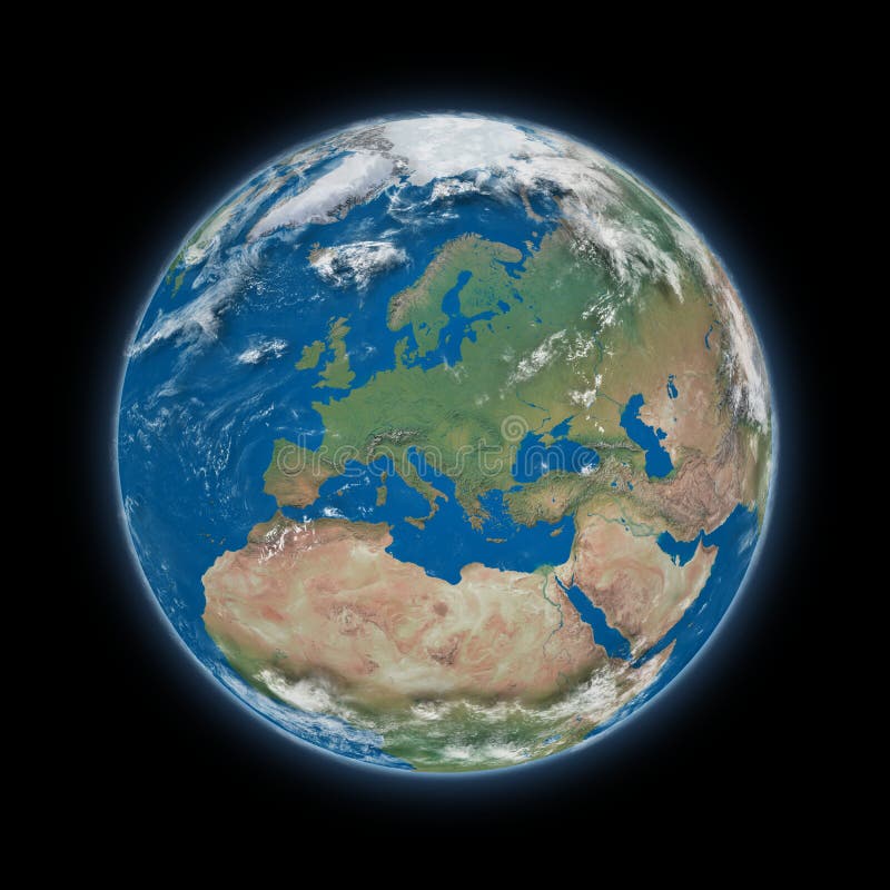 Europa op aarde vector illustratie Europa op aarde vector illustratie