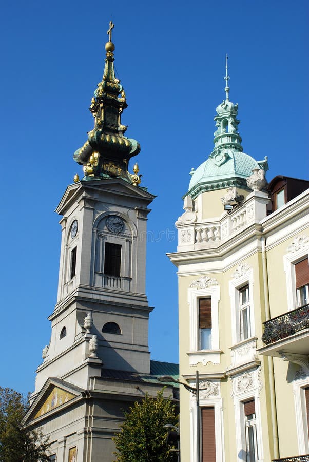 Europe architecture details - Belgrade cathedral