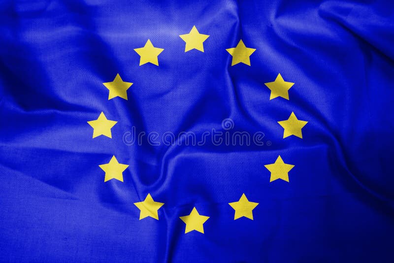 Europe Flag Red White Blue