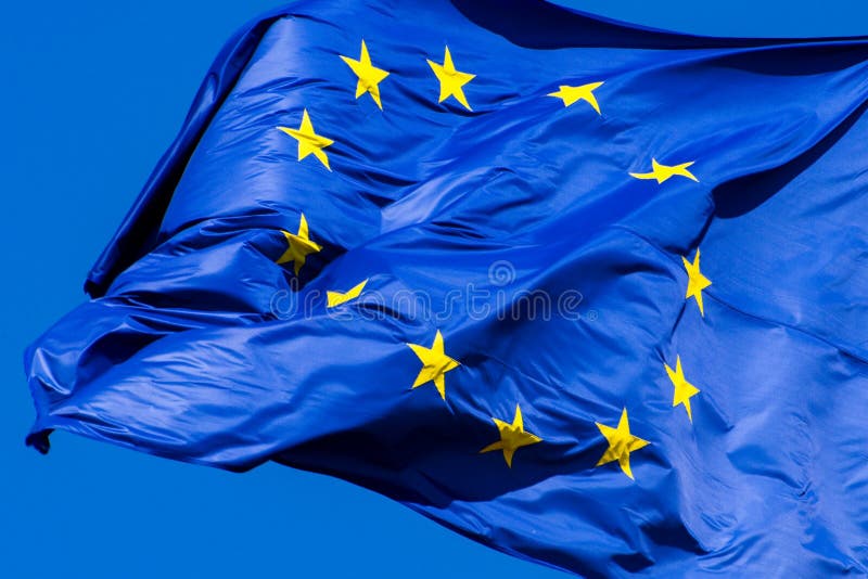Europe flag stock photo. Image of clear, right, sunny 185917856