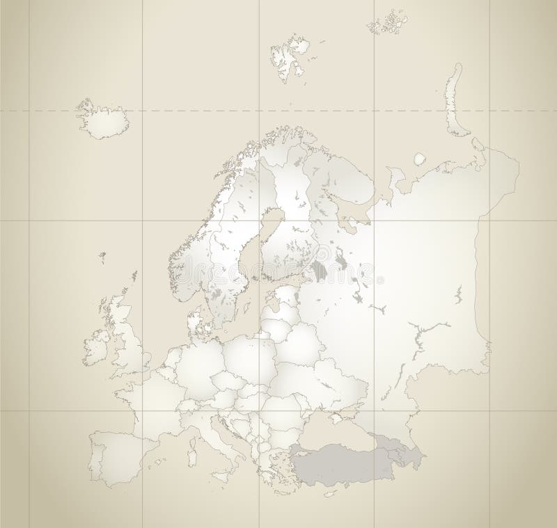 blank map of europe 1938