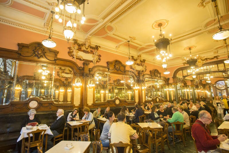 EUROPE PORTUGAL PORTO RIBEIRA CAFE MAJESTIC royalty free stock image EUROPE PORTUGAL PORTO RIBEIRA CAFE MAJESTIC royalty free stock image