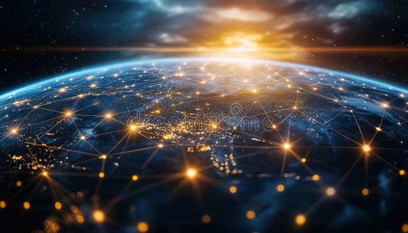 European Connection Links stock image