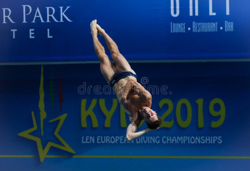 2019 European Diving Championship in Kyiv, Ukraine stock image 2019 European Diving Championship in Kyiv, Ukraine stock image