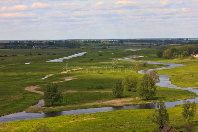 European flat landscape