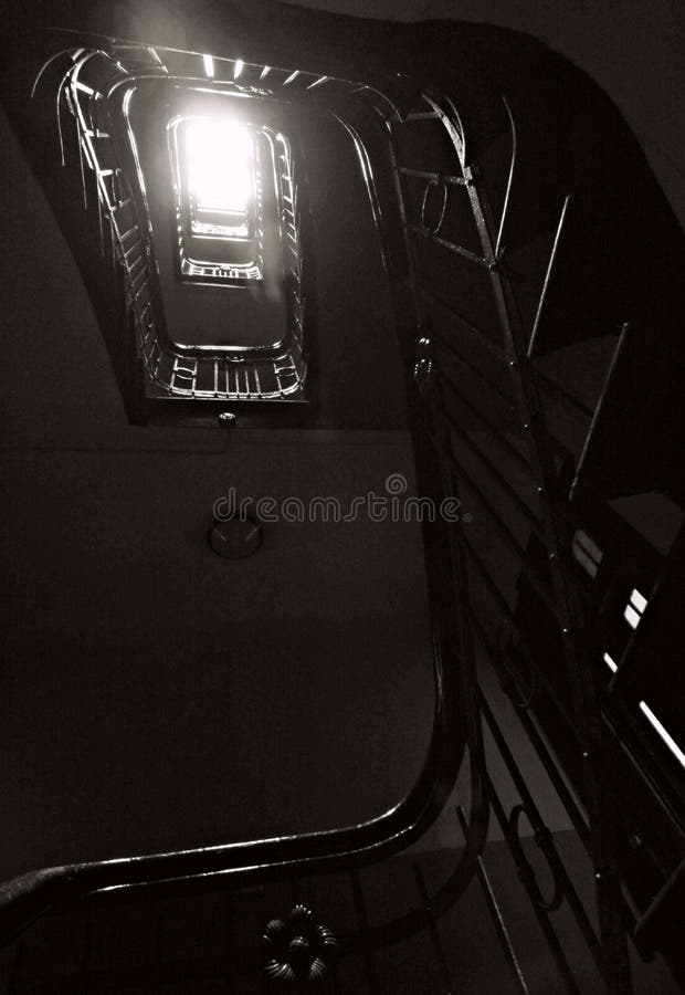 European Staircase in Morning Sun stock images European Staircase in Morning Sun stock images