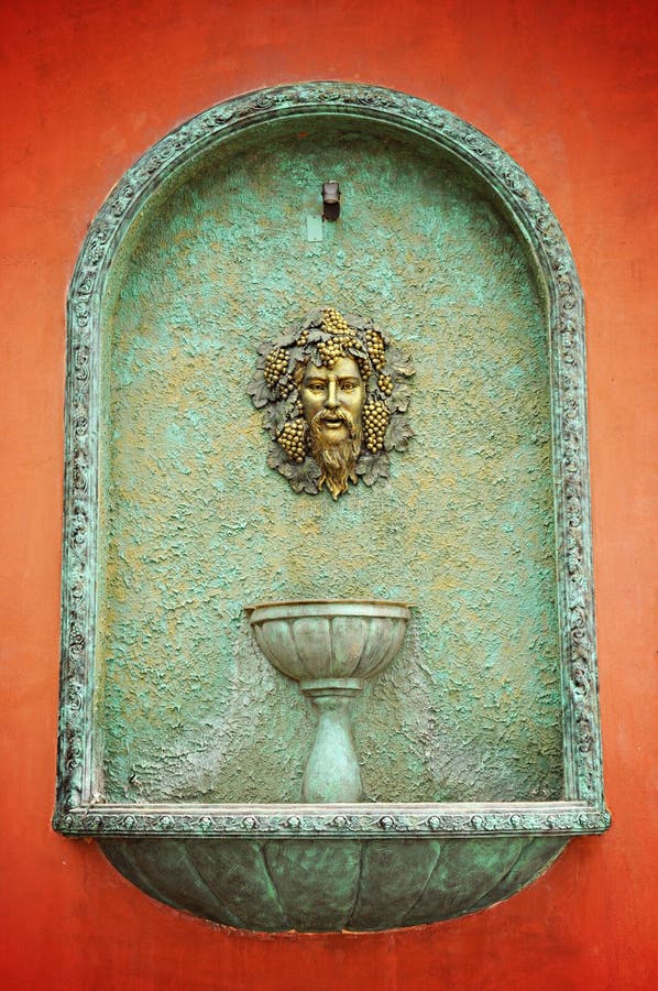 European Style Artwork on Concrete Wall Stock Photo Image of culture