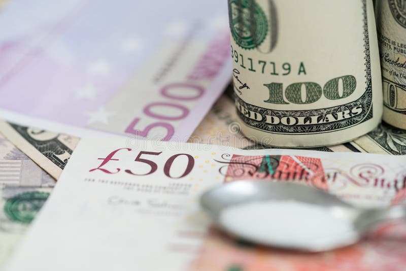 Euros, dollars and Pounds and drugs stock photo Euros, dollars and Pounds and drugs stock photo