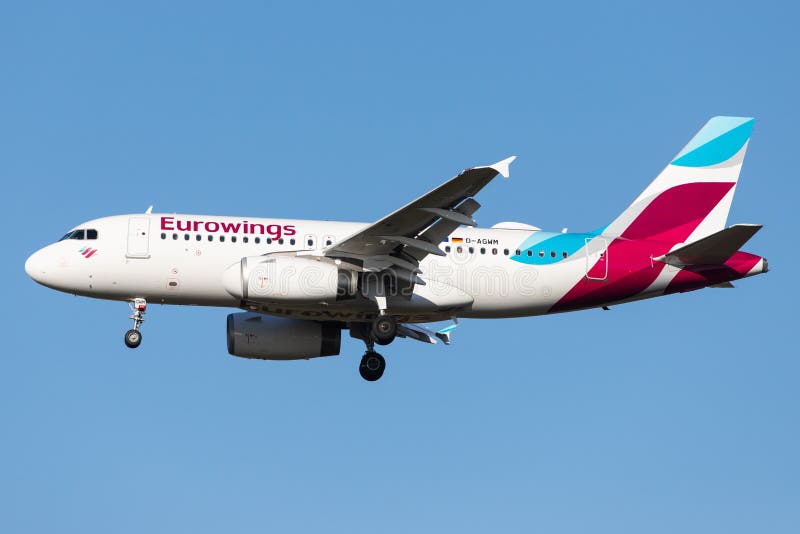 Eurowings Airbus A319100 DAGWM Editorial Photography Image of aviation, transport 262192947