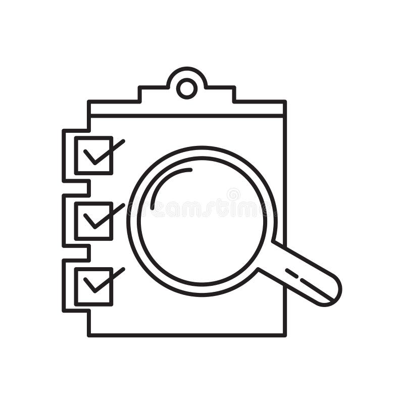 Evaluation Icon Vector Sign and Symbol Isolated on White Background