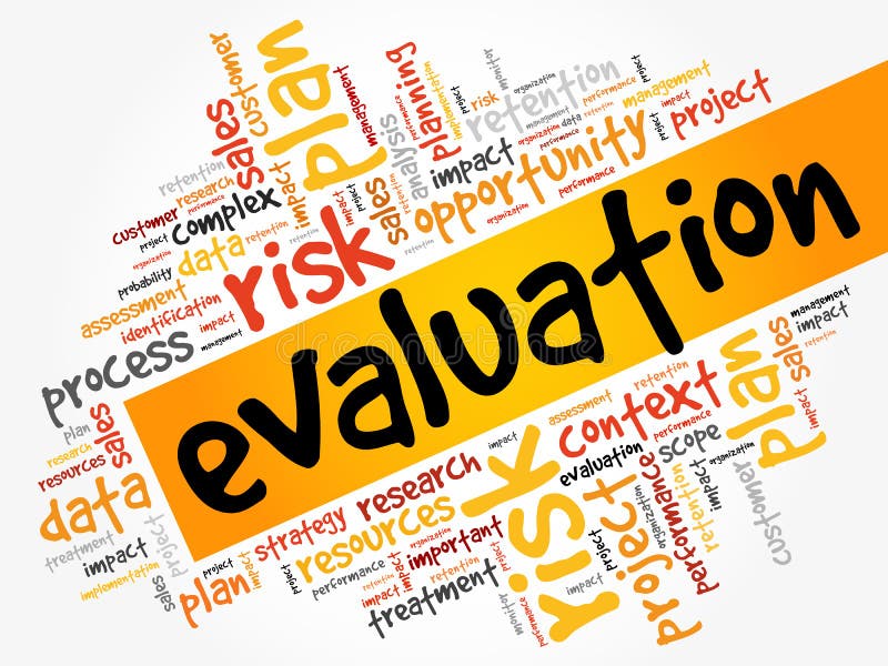 Evaluation Concept In Word Tag Cloud Stock Illustration Illustration