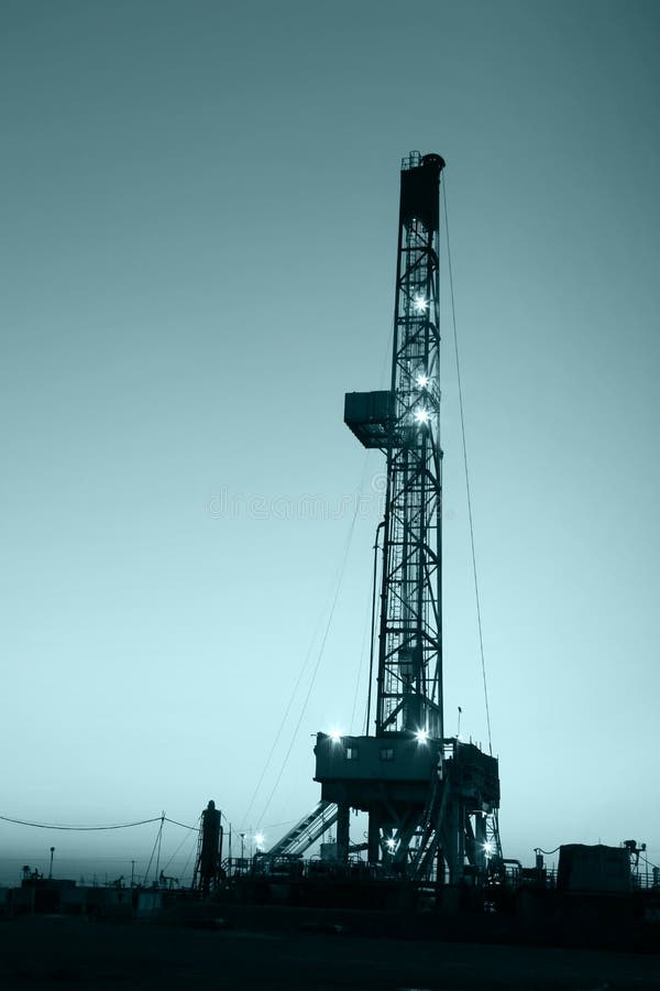Oilfield derrick stock image. Image of oilfield, engineering 172331111