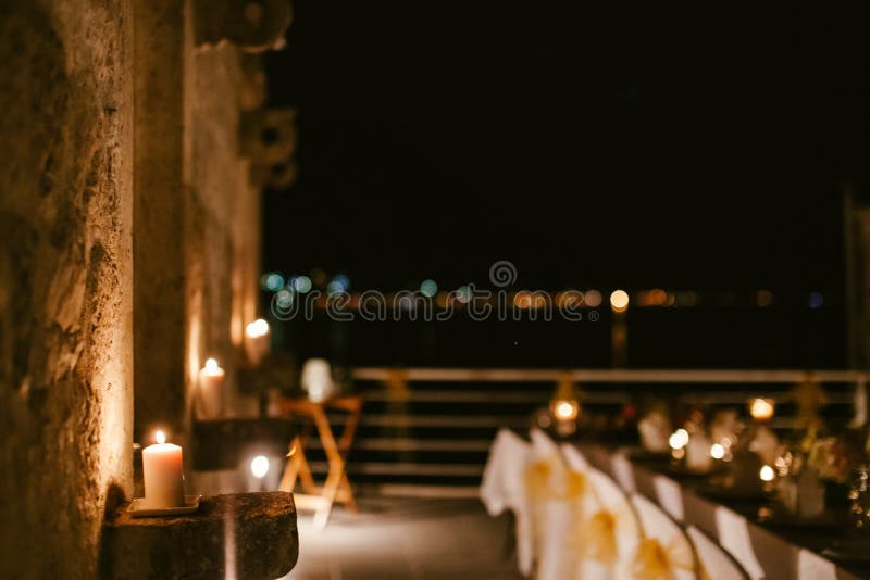 Evening Restaurant Party Reception Stock Image Image of night
