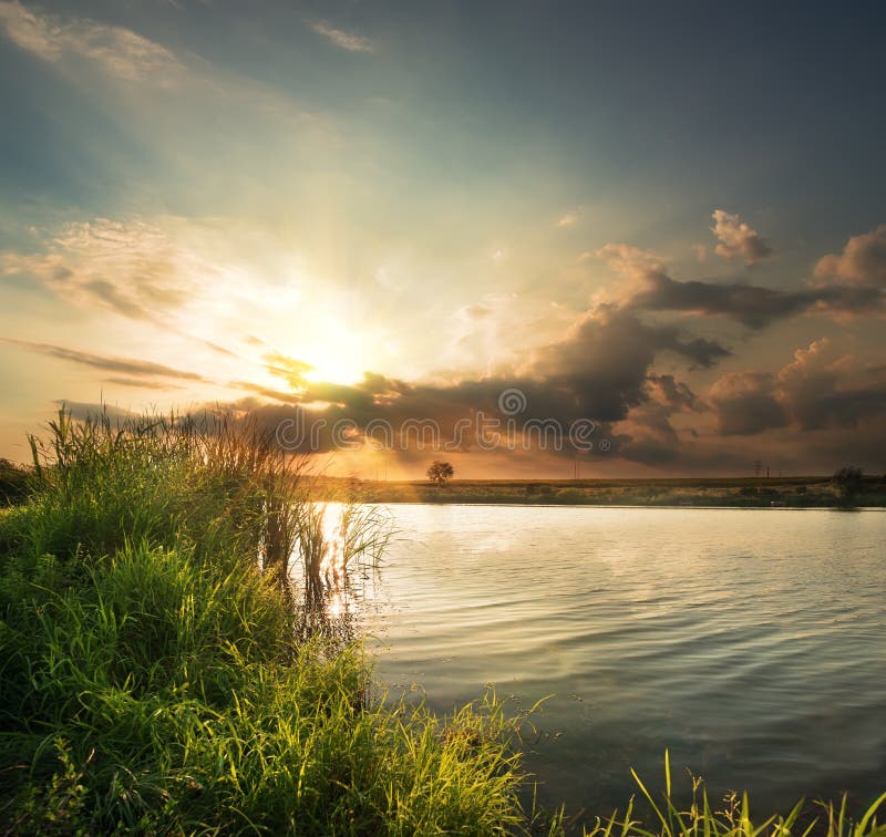 Evening on the river