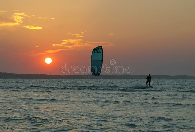 Evening surfer.