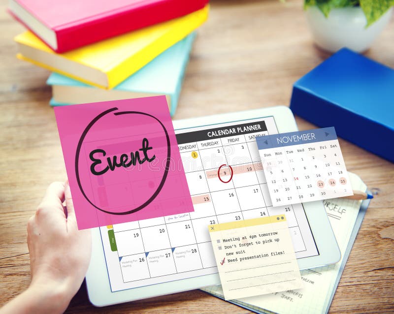 Event Celebration Occasion Happening Schedule Concept stock images Event Celebration Occasion Happening Schedule Concept stock images