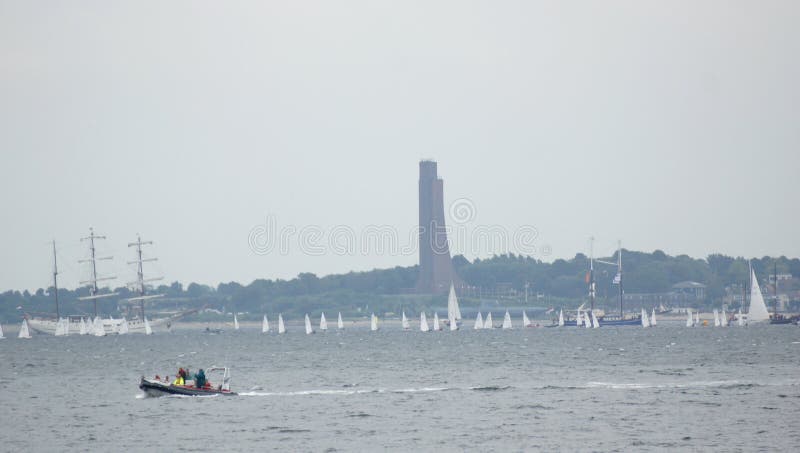 Event-Kiel Week - Boat Race - Kiel - Germany - Baltic Sea stock images Event-Kiel Week - Boat Race - Kiel - Germany - Baltic Sea stock images