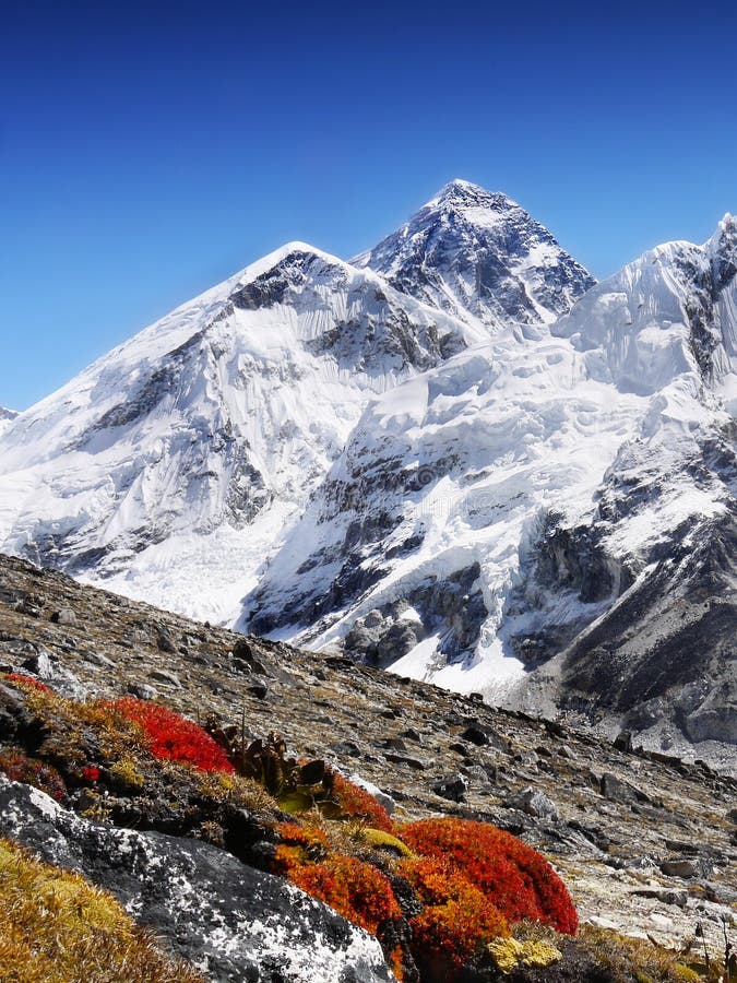 Himalayas Nepal, Beautiful Himalayan Mountains Stock Image - Image
